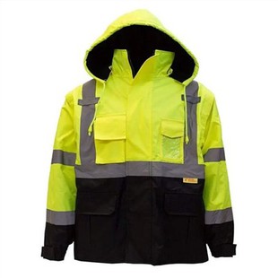 ब्लैक बॉटम सेफ्टी जैकेट