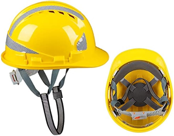 ABS Yellow Construction Safety Helmet