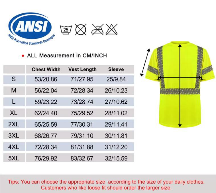 safety reflective shirts