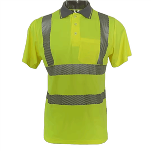 चिंतनशील सुरक्षा पोलो वर्क शर्ट