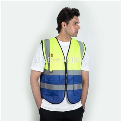 सुरक्षा चिंतनशील निर्माण बनियान